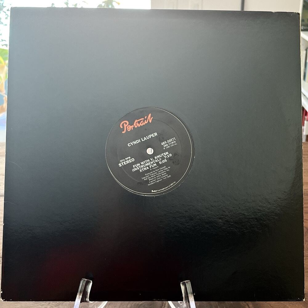 Cyndi Lauper Girls Just Wanna Have Fun Extended LP Single 1983 Portrait 4R904971